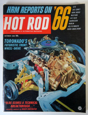 Hot Rod  Magazine October 1966 - '66 GTO Comet Hemi Dodge Mustang 442 Olds 426