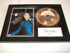 TOM JONES    SIGNED  DISC