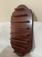 Display Rack Thimbles Miniatures Brown Wooden Display Stand Large
