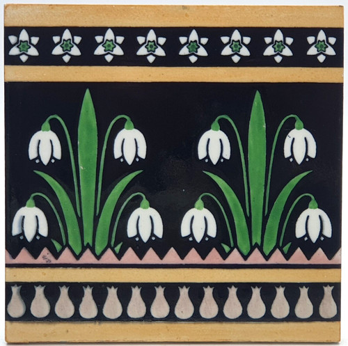 Minton hollins co snowdrop - hollins,