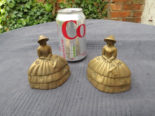 Pair vintage brass - of,