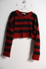 Zara Womens Cropped Striped