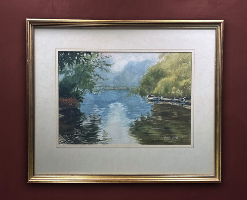 Original landscape watercolour - original,
