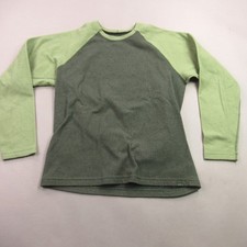 Prana Shirt Mens Medium Long Sleeve Crew Neck Pullover Outdoors Green