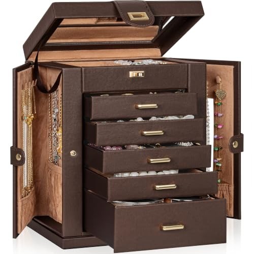 Elegant tier jewelry box - 6-tier,