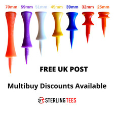 Castle Golf Tees Plastic Bulk
