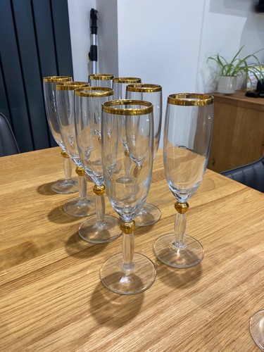 Vintage gold ball clear - 8,