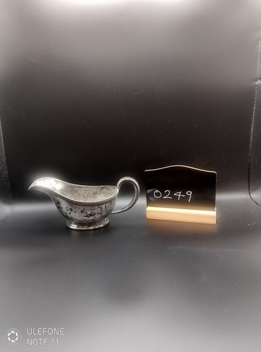 Vintage silver plated gravy - silver,