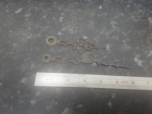 Good pair antique metal long - antique,