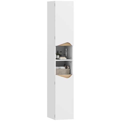 Homcom slim bathroom - slim, storage