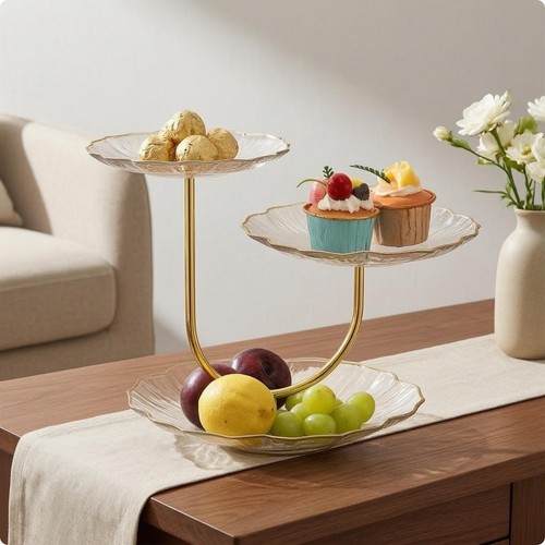 Glass tray stand - tray,