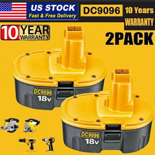 2PACK 18V For Dewalt 18 VOLT