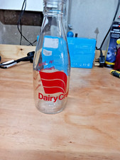 A vintage one pint glass milk