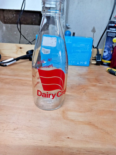 Vintage one pint glass - pint, milk