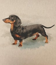 Dachshund dog fabric UK