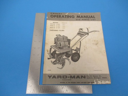 Vintage yard man lawn - vintage, mower