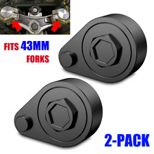 Black Handle-bar Risers Aluminum For Honda VFR800 V-TEC 2002+ Model 43mm Forks