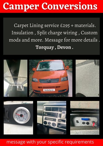Van carpet lining service - van,