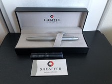 Sheaffer VFM Matte Grey Fountain Pen. Full Set. New Old Stock