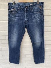 REPLAY Jeans Waitom Mens Blue