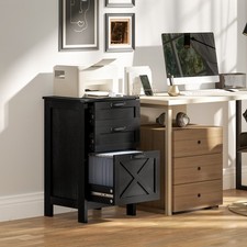 HOMCOM 3 Drawer File Cabinet