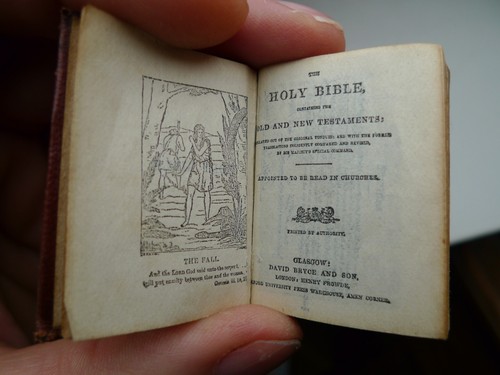 Miniature micro bible - miniature,