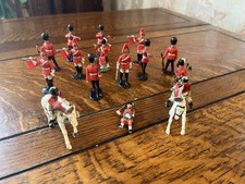 Vintage Crescent Toys Royal Scots Guards Music Band Plastic Soldiers Bundle