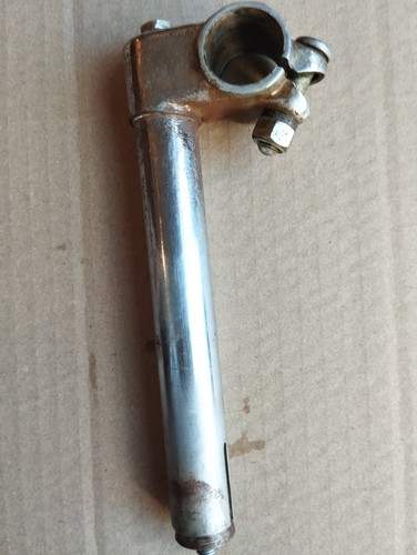 Vintage chrome steel stem - steel, city