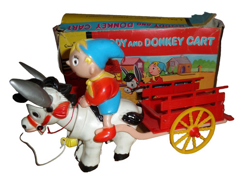 Noddy and donkey cart - donkey, in
