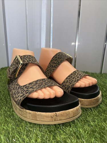 Ladies suede leopard print - suede,