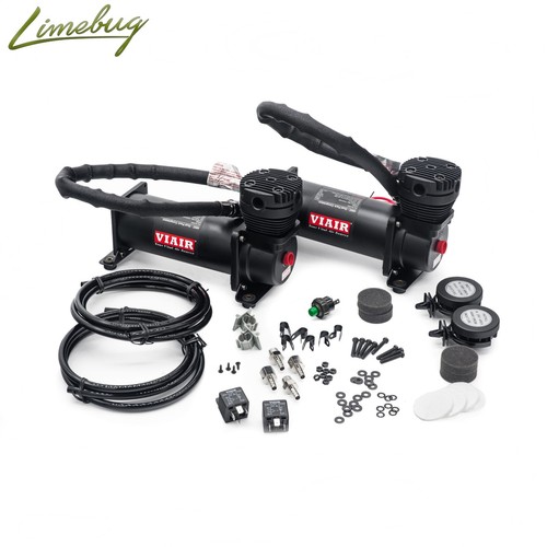 Viair stealth black dual 480c - black,