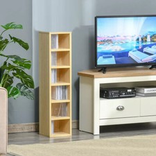 6 Tier Wooden CD DVD Game Book