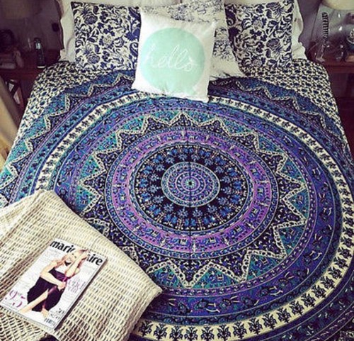 Twin mandala wall - mandala,