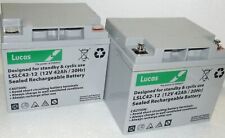 Pride Colt Deluxe MOBILITY SCOOTER BATTERIES X 2 - LUCAS LSLC42-12 X 2