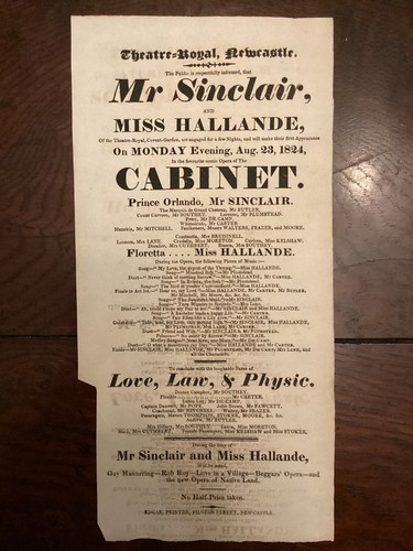 Georgian playbill flyer - playbill,