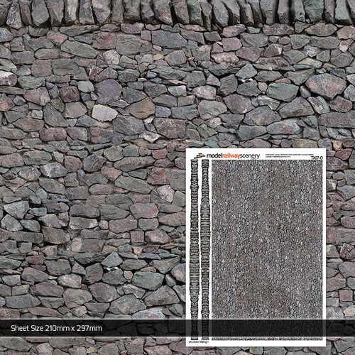 Sheets dry stone wall - sheets,