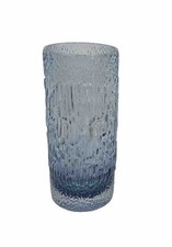 Glass Vase Ronald Stennett Willson Light Blue Textured Signed Wedgwood MCM 70’s’