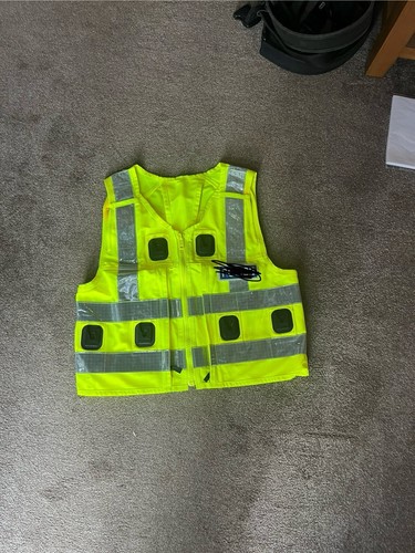 Small police tac vest hivi - small, ex
