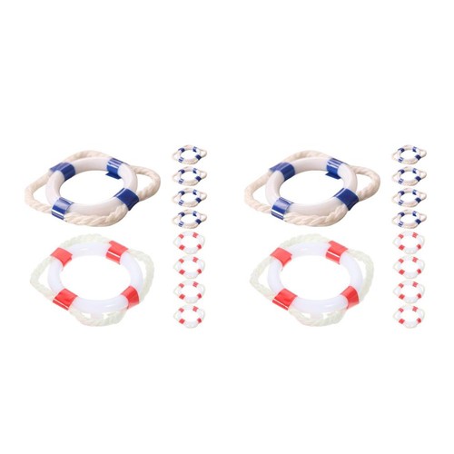 Plastic miniature swim rings - plastic,