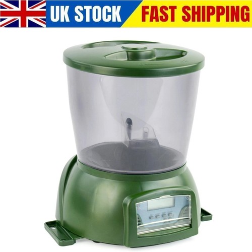 Automatic pond fish feeder - pond,