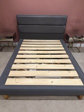Warren Evans Upholstered Grey Luxury King Bed Frame