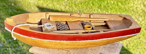 Vintage hand made mini wood - hand,
