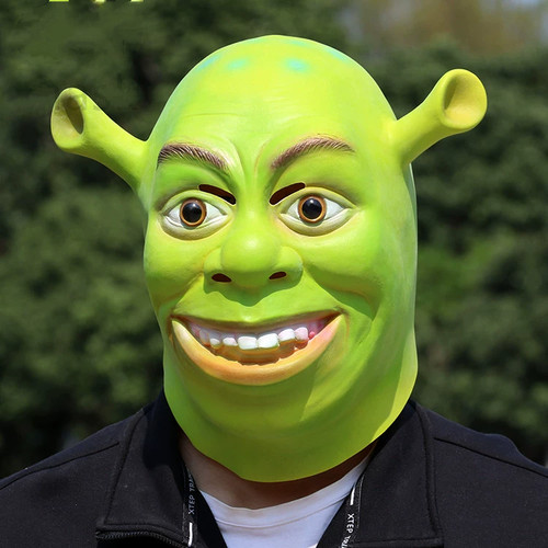 Shrek adults mask - mask, costume