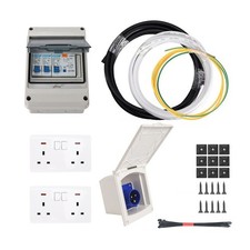 240V Mains Electric Hook Up Installation Kit Campervan Motorhome Conversion Kit