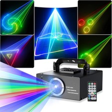 Sala DJ Laser Party Lights, 3D Animation Projector Show, Beam Effect, DMX512