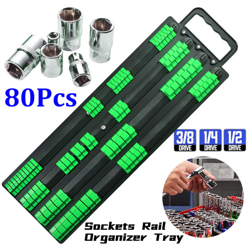 Large 80pcs green - large, rail