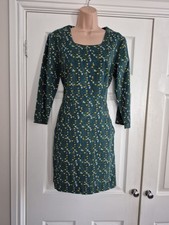 Green & Yellow Corduroy Dress