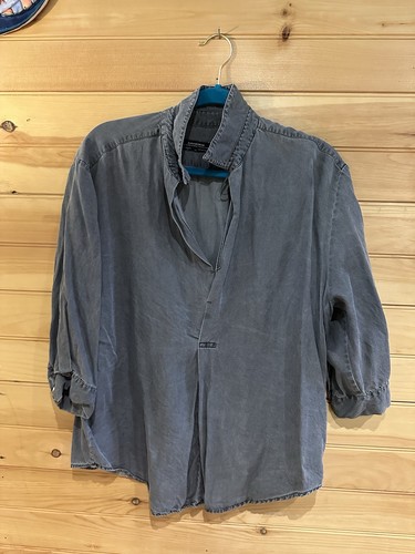 Zara woman denim button - woman,