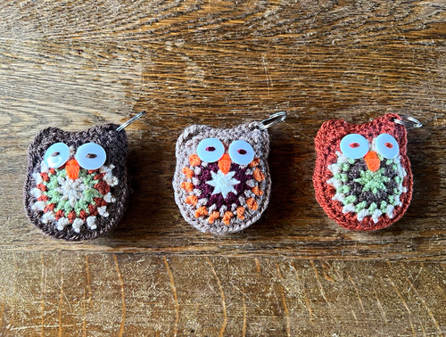 Handcrafted crochet owl - handcrafted,