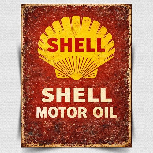 Shell motor oil sign - shell,